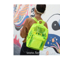 Colorful Backpack ladies Clear Personalized Backpack